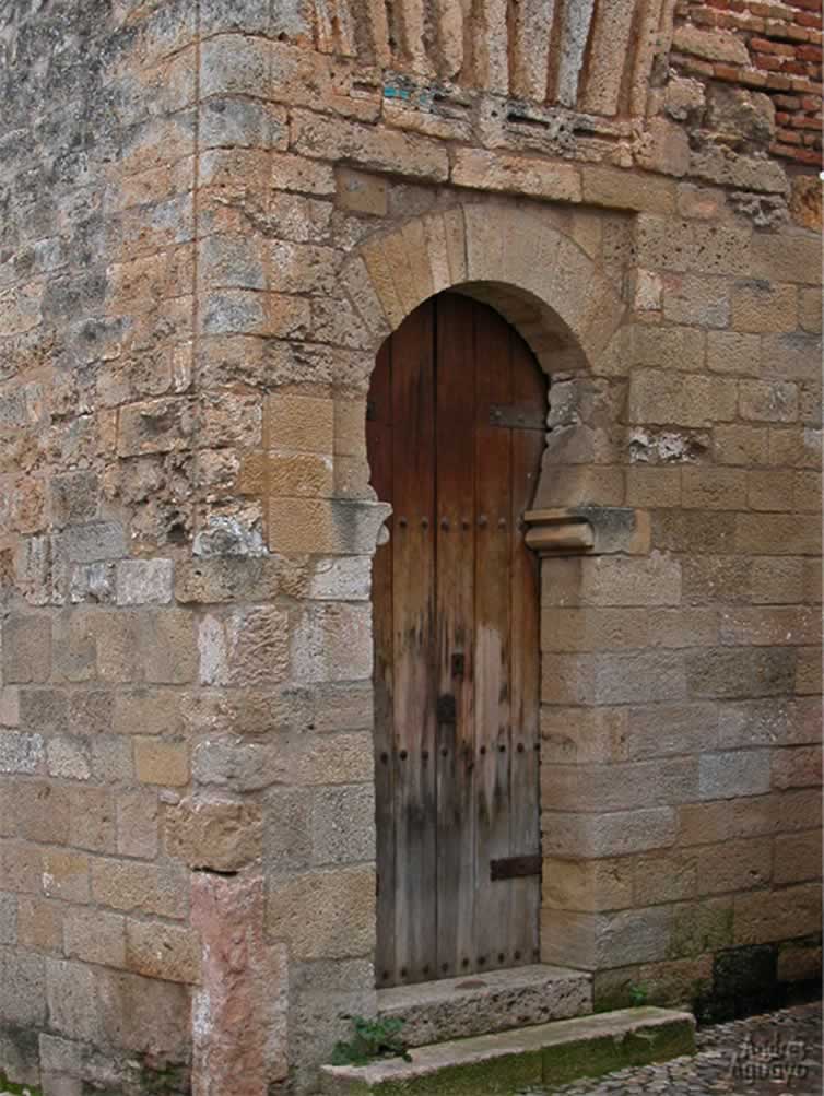 Alminar de San Sebastian Minaret Arab Arch Doorway