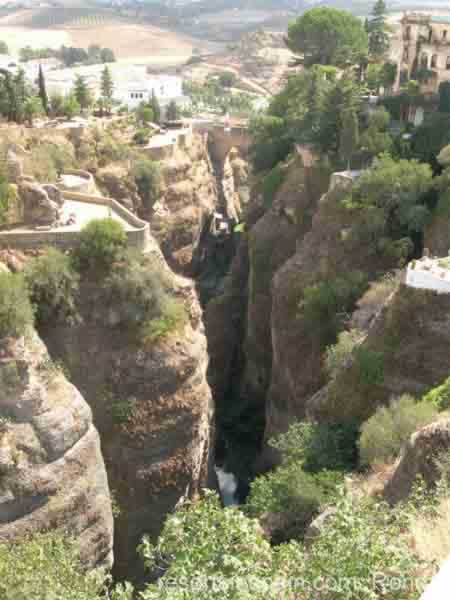 View from Mirador de Aldehuel of Tajo Gorge