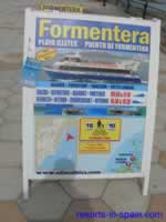 Boat Cruise sign found in many resorts with harbours or jetties