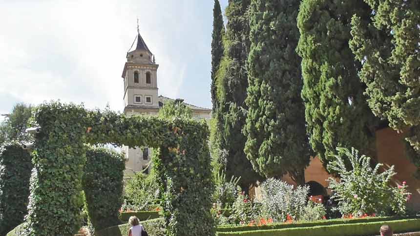 Parta Gardens arch