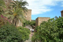 Christ  Gate at the top of the rise
