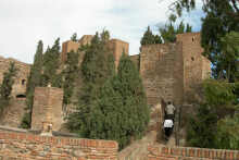 Tourists Leaving Albarrana Tower