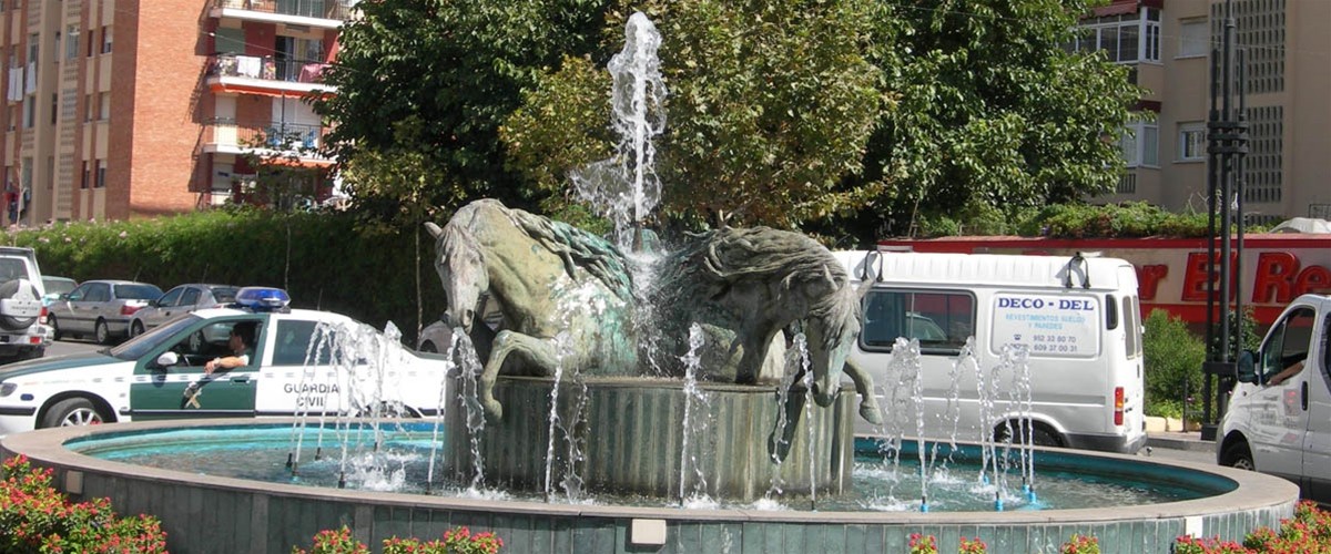 Fuengirola horse fountain Costa del Sol