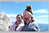 Barbary Macaque on Mans Head