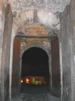 The 2 sets of thick wooden gates of Gate Portal de ses Taules