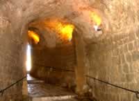 Day photographs inside the Portal Nou passageway Dalt Vila