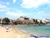 Figueretas beautiful golden sand beach