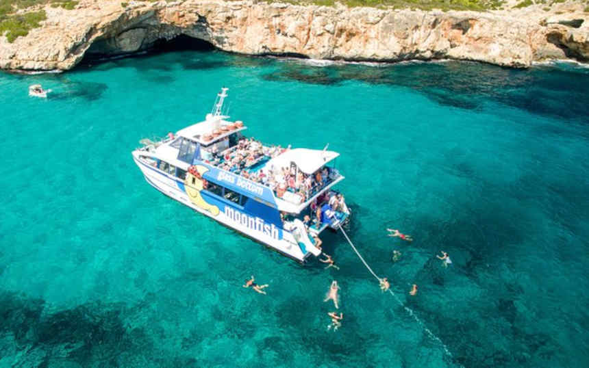 Swimming in a mallora