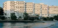 Barcelo Ponent Playa hotel taken from Cala Ferrera beach